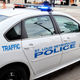A police vehicle sits outside the Edward Jones Dome in St. Louis in 2015.
Raymond Boyd/Getty Images